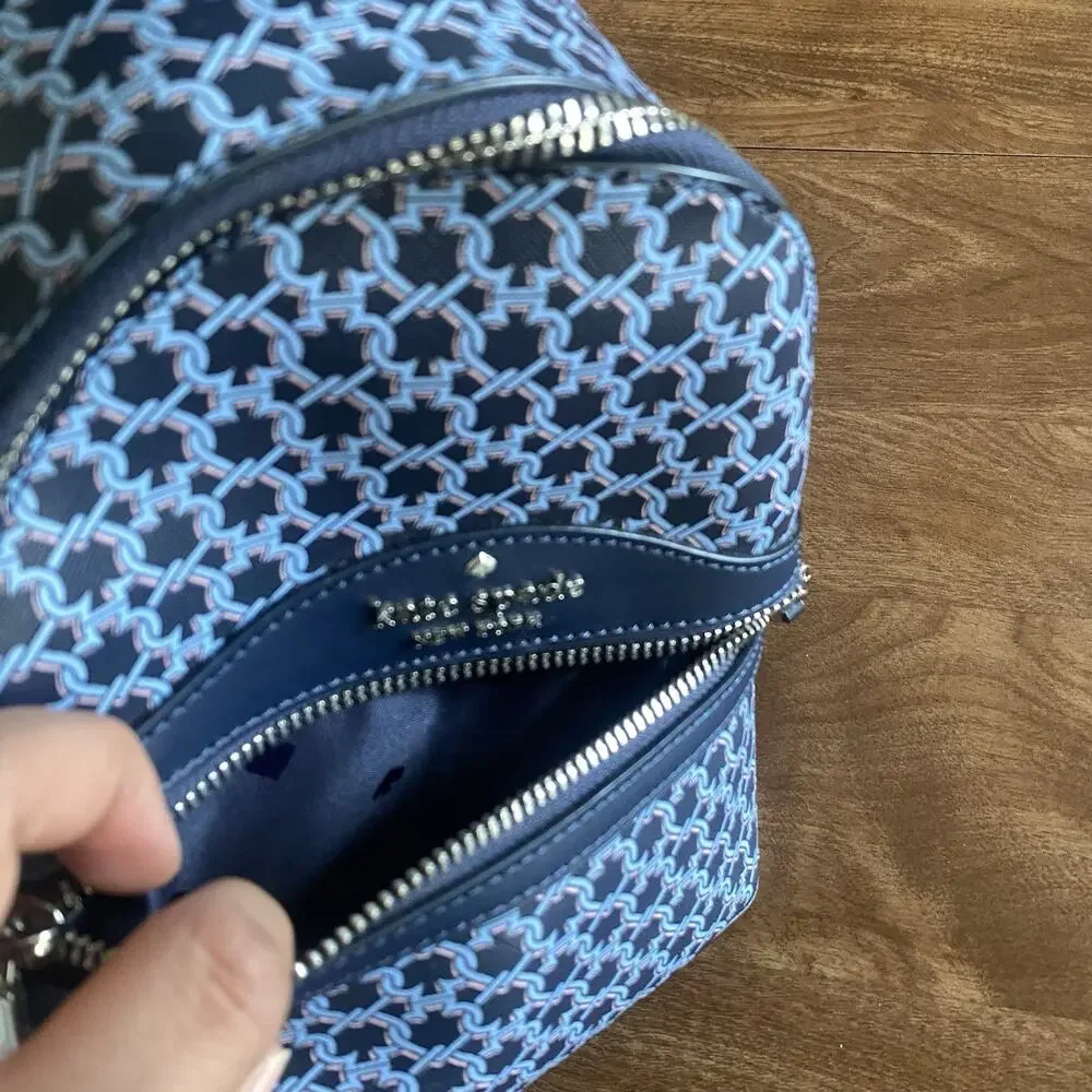 Kate Spade Spadelink Mini Convertible Backpack in Blue